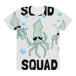 Squid Squad All Over Women's T-shirt -TeeMuse Store pd.2526882100.108.25088869.s3.1 front customized f5f5f5 none x45ym2 294 800x800 1