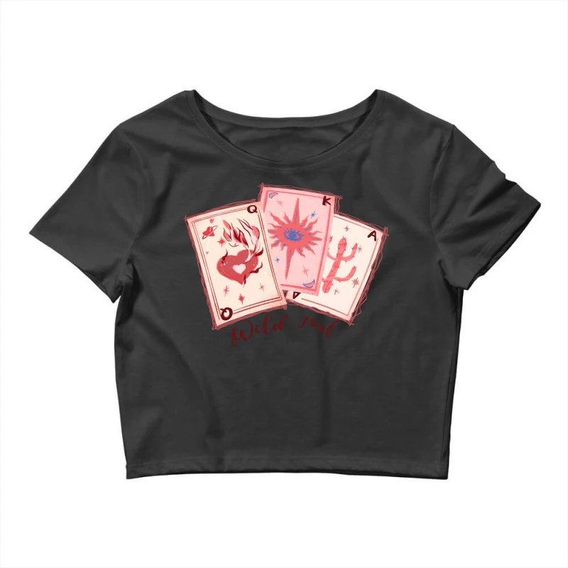 Baby I'm A Wild Card Sublimation Crop Top 1 Baby I'm A Wild Card Sublimation Crop Top