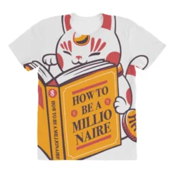 Maneki Neko How To Be A Millionaire Cat All Over Women's T-shirt -TeeMuse Store pd.2526913131.108.25072739.s3.1 front customized f5f5f5 none x45ym11.5 294 800x800 1