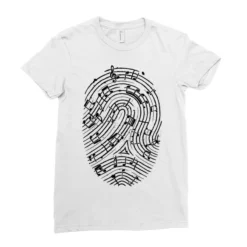 Musical Fingerprint Ladies Fitted T-Shirt -TeeMuse Store pd.2526919987.36.25075443.s3.1 front white ffffff none x11.5y0 131 800x800 1