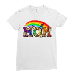 Mom LGBTQ+ Ladies Fitted T-Shirt 7 Mom LGBTQ+ Ladies Fitted T-Shirt -TeeMuse Store pd.2526940748.36.25097221.s3.1 front white ffffff none x0y0 154 800x800 1