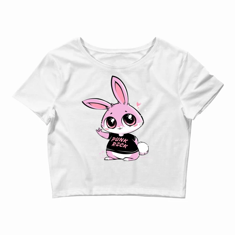 Punk Rock Bunny Crop Top 1 Punk Rock Bunny Crop Top