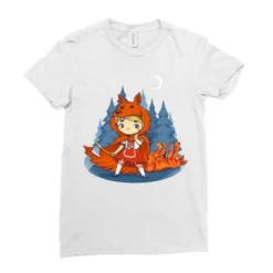 Red Hood Wolf Ladies Fitted T-Shirt 7 Red Hood Wolf Ladies Fitted T-Shirt -TeeMuse Store pd.2526952898.36.25086668.s3.1 front white ffffff none x0y0 154 800x800 1