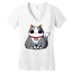 Satan Cat Women's V-Neck T-Shirt -TeeMuse Store pd.2526955855.72.25088814.s3.1 front white ffffff none x0y0 138 800x800 1