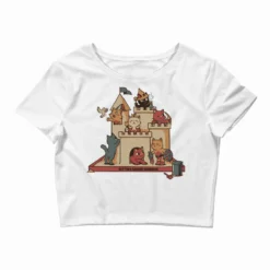 Sandbox Summer Cat Spring Break Crop Top