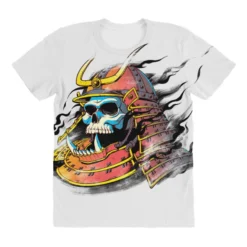 Samurai Skull All Over Women's T-shirt 7 Samurai Skull All Over Women's T-shirt -TeeMuse Store pd.2526957254.108.25088807.s3.1 front customized f5f5f5 none x45y42.5 294 800x800 1