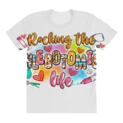 Rocking The Phlebotomist Life All Over Women's T-shirt -TeeMuse Store pd.2526969415.108.25100634.s3.1 front customized f5f5f5 none x45y74 294 800x800 1