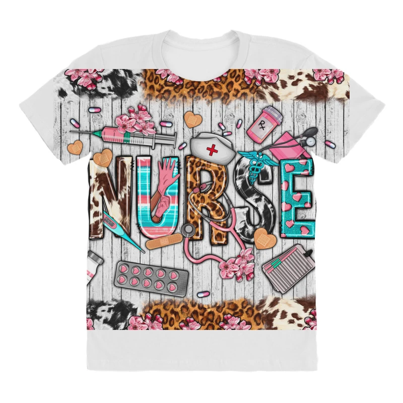 Nurse All Over Women's T-shirt 3 Nurse All Over Women's T-shirt - Image 3