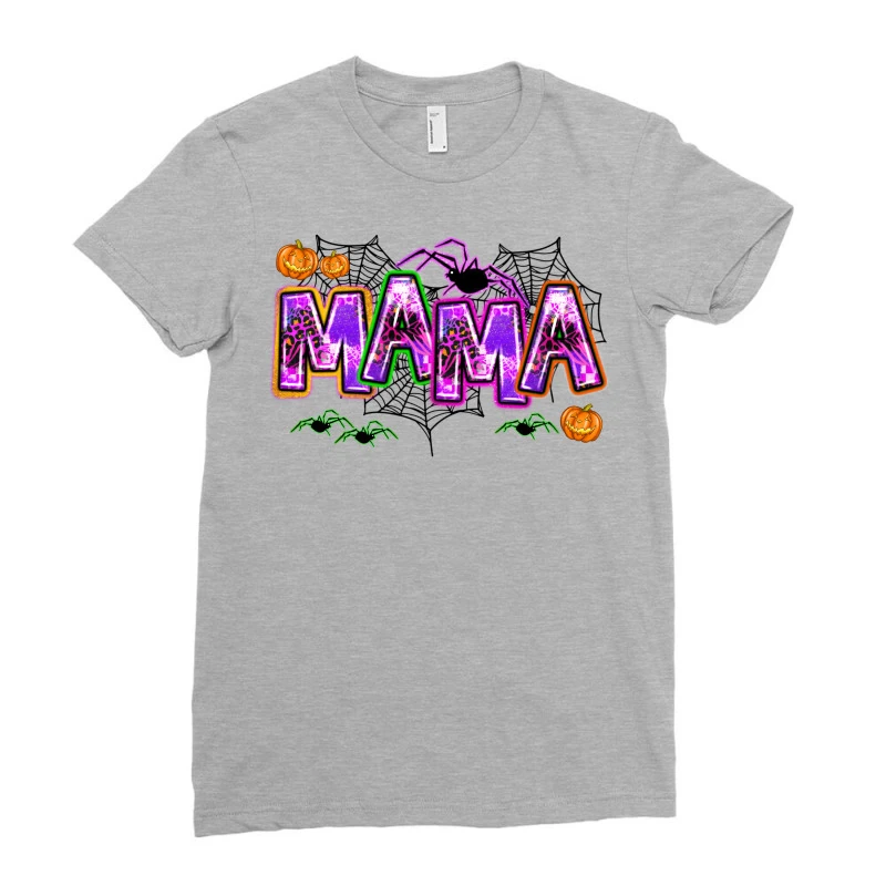 Halloween Mama Ladies Fitted T-Shirt 3 Halloween Mama Ladies Fitted T-Shirt - Image 3