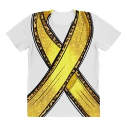 Gold Cancer Ribbon All Over Women's T-shirt -TeeMuse Store pd.2526979233.108.25100732.s3.1 front customized f5f5f5 none x45ym54 294 800x800 1