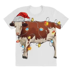 Christmas Cow All Over Women's T-shirt -TeeMuse Store pd.2526984070.108.25100678.s3.1 front customized f5f5f5 none x45y40.5 294 800x800 1