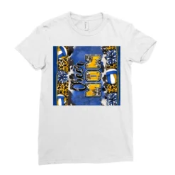 Cheer Mom Volleyball Ladies Fitted T-Shirt -TeeMuse Store pd.2526996929.36.25100818.s3.1 front white ffffff none x0y0 154 800x800 1