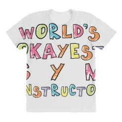 World S Okayest Gym Instructor Gift Idea All Over Women's T-shirt 7 World S Okayest Gym Instructor Gift Idea All Over Women's T-shirt -TeeMuse Store pd.2527000198.108.25082457.s3.1 front customized f5f5f5 none x45y48.5 294 800x800 1
