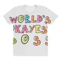 World S Okayest Boss Gift Idea All Over Women's T-shirt -TeeMuse Store pd.2527006648.108.25084900.s3.1 front customized f5f5f5 none x45y69.5 294 800x800 1