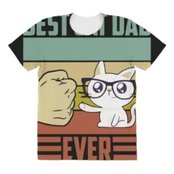 Vintage Best Cat Dad Ever Cute Cat Lover (2) All Over Women's T-shirt -TeeMuse Store pd.2527014848.108.25088472.s3.1 front customized 111111 none x45y0.5 294 800x800 1