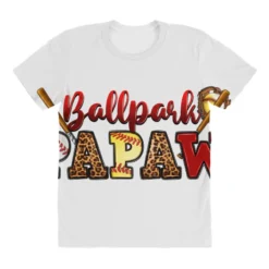 Ballpark Papaw All Over Women's T-shirt -TeeMuse Store pd.2527034189.108.25100807.s3.1 front customized f5f5f5 none x45y101 294 800x800 1