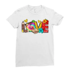 Love Summer Teacher Ladies Fitted T-Shirt -TeeMuse Store pd.2527063310.36.25102002.s3.1 front white ffffff none x0y0 154 800x800 1