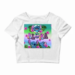 Aloha Stitch Crop Top