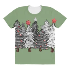 Black And White Christmas Trees With Lights All Over Women's T-shirt -TeeMuse Store pd.2527095482.108.25068711.s3.1 front customized 8fab82 none x45y69 294 800x800 1