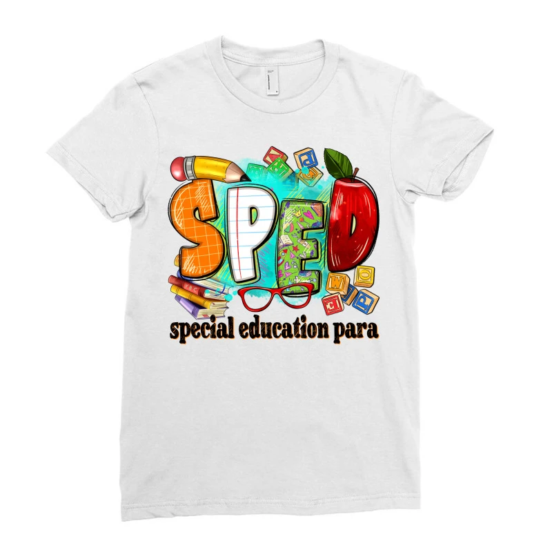 SPED Special Education Para Ladies Fitted T-Shirt 3 SPED Special Education Para Ladies Fitted T-Shirt - Image 3