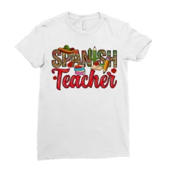 Spanish Teacher Ladies Fitted T-Shirt -TeeMuse Store pd.2527098518.36.25102141.s3.1 front white ffffff none x0y0 154 800x800 1