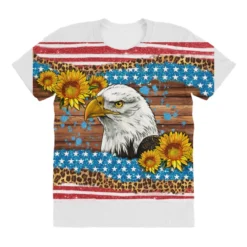 Western American Flag Eagle All Over Women's T-shirt 7 Western American Flag Eagle All Over Women's T-shirt -TeeMuse Store pd.2527099283.108.25097435.s3.1 front customized f5f5f5 none x45y41.5 294 800x800 1