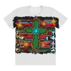 Western Cross All Over Women's T-shirt 7 Western Cross All Over Women's T-shirt -TeeMuse Store pd.2527108594.108.25102464.s3.1 front customized f5f5f5 none x45y59.5 294 800x800 1