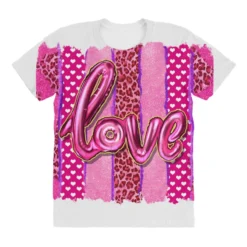 Valentine's Day Love Brushstrokes All Over Women's T-shirt -TeeMuse Store pd.2527123729.108.25102557.s3.1 front customized f5f5f5 none x45y37 294 800x800 1