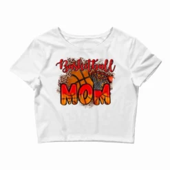 Basketball Mom Red Crop Top