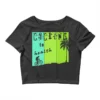 Cycling To Healh Crop Top