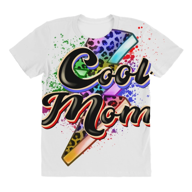 Cool Mom All Over Women's T-shirt 3 Cool Mom All Over Women's T-shirt - Image 3