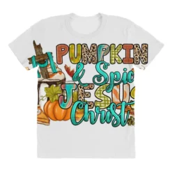 Pumpkin Spice And Jesus Christ All Over Women's T-shirt -TeeMuse Store pd.2527149656.108.25102841.s3.1 front customized f5f5f5 none x45y66 294 800x800 1