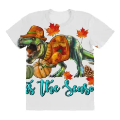 T- Rex Tis The Season All Over Women's T-shirt -TeeMuse Store pd.2527153120.108.25102917.s3.1 front customized f5f5f5 none x45y46 294 800x800 1