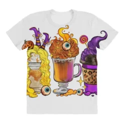 Halloween Hocus Pocus Coffee Cups All Over Women's T-shirt -TeeMuse Store pd.2527159762.108.25103111.s3.1 front customized f5f5f5 none x45y53 294 800x800 1