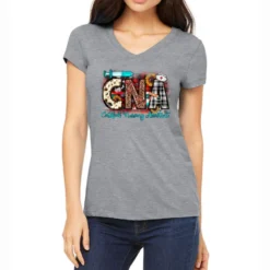 Christmas Cna Certified Nursing Assistant Women's V-Neck T-Shirt