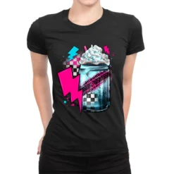 Racing Coffee Ladies Fitted T-Shirt