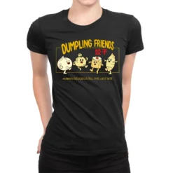 Dumpling Friends Ladies Fitted T-Shirt
