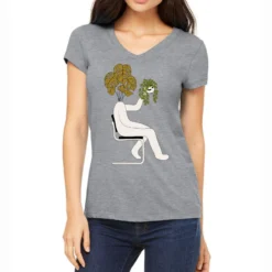 Plant Person Women's V-Neck T-Shirt