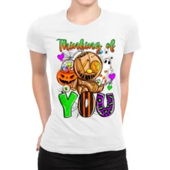 Thinking Of You Halloween Ladies Fitted T-Shirt