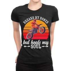 Breaks My Bones But Heals My Soul Ladies Fitted T-Shirt