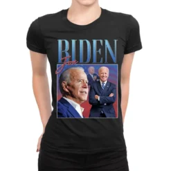 Joe Biden Homage Ladies Fitted T-Shirt
