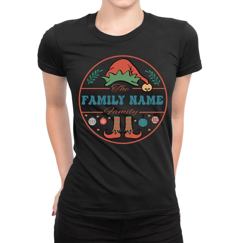 Crm21112218 The (family Name) Family Svg Ladies Fitted T-Shirt 1 Crm21112218 The (family Name) Family Svg Ladies Fitted T-Shirt
