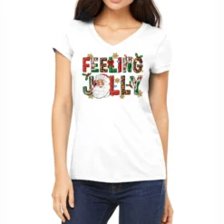 Feeling Jolly Women's V-Neck T-Shirt