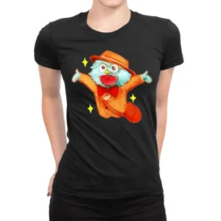Puppet History Drawing Art Ladies Fitted T-Shirt