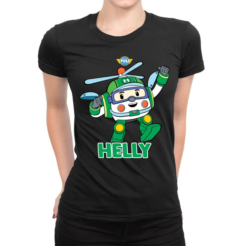 Helly Robocar Poli Ladies Fitted T-Shirt 1 Helly Robocar Poli Ladies Fitted T-Shirt