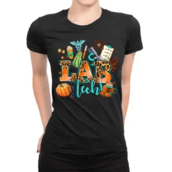 Lab Tech Fall Ladies Fitted T-Shirt