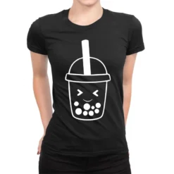 Boba Tea Ladies Fitted T-Shirt