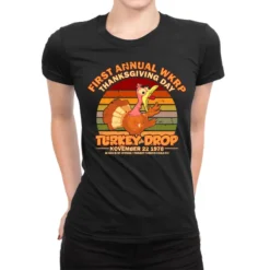 Turkey Drop Vintage Ladies Fitted T-Shirt