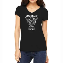 American Women's V-Neck T-Shirt