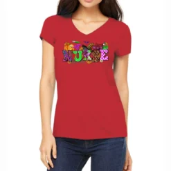 Halloween Nurse Women's V-Neck T-Shirt